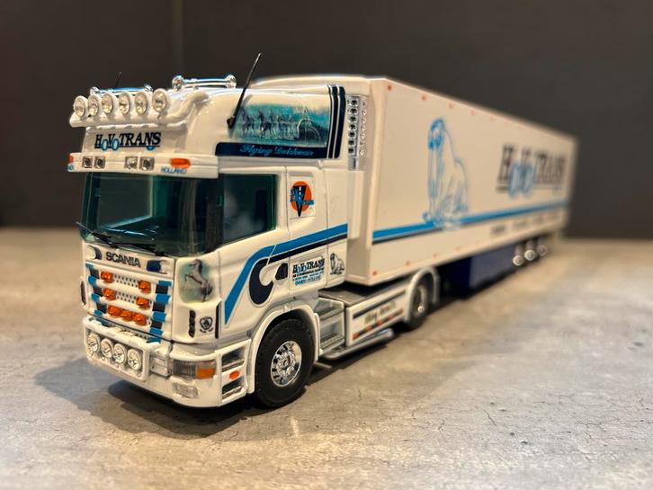 Tekno Scania V8 Hovotrans Emmen, Hobby en Vrije tijd, Modelauto's | 1:50, Nieuw, Bus of Vrachtwagen, Tekno, Ophalen of Verzenden