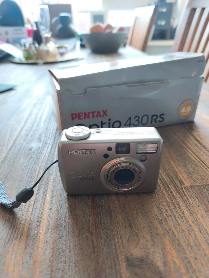 Pentax Optio 430RS - Compleet met accessoires!, Audio, Tv en Foto, Fotocamera's Digitaal, Gebruikt, Compact, Pentax, Minder dan 4 keer