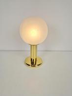 Vintage tafellamp Targetti Sankey bol messing Italy ‘60, N, N, Vintage, Ophalen of Verzenden