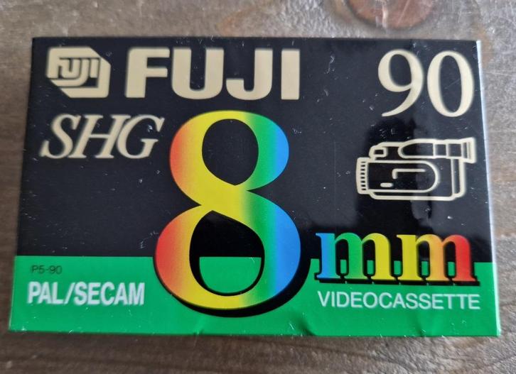 Fuji SHG 8 mm P5-90 Nieuw, Audio, Tv en Foto, Videocamera's Analoog, (Video)band, Hi 8, Ophalen of Verzenden