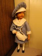 Oude antieke pop Duitsland hout handgemaakt gesigneerd, Ophalen of Verzenden, Zo goed als nieuw, Pop