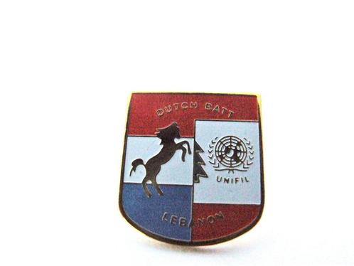 Embleem,Pin,44st,Dutchbatt,Lebanon, Verzamelen, Militaria | Algemeen, Landmacht, Embleem of Badge, Nederland, Verzenden