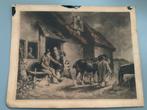 Zeer oud koperdruk/ets - Engels schilderij - William Ward, Antiek en Kunst, Ophalen of Verzenden