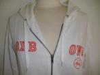 OXBOW hooded vest wit met rood maat M, Maat 48/50 (M), Wit, Zo goed als nieuw, Oxbow