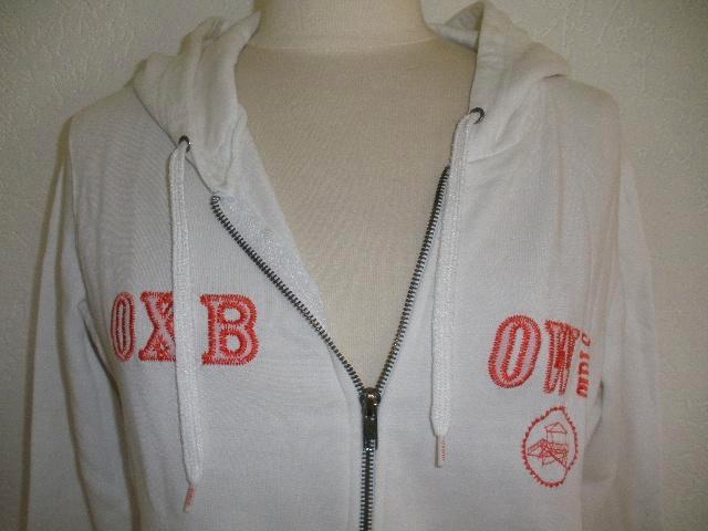 OXBOW hooded vest wit met rood maat M, Kleding | Heren, Truien en Vesten, Zo goed als nieuw, Maat 48/50 (M), Wit, Ophalen of Verzenden