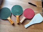 4 tafeltennis batjes., Ophalen of Verzenden, Gebruikt, Net, Batje(s) of Balletje(s)