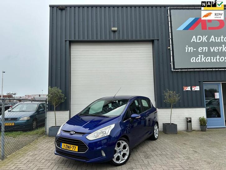 Ford B-Max 1.0 EcoBoost Titanium CAMERA/NAVI/TREKHAAK/2X PDC, Auto's, Ford, Bedrijf, Te koop, B-Max, ABS, Achteruitrijcamera, Airbags