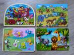 Puzzels dieren, 2 tot 4 jaar, 10 tot 50 stukjes, Ophalen of Verzenden, Zo goed als nieuw
