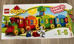 Te koop Duplo trein met getallen( compleet), Kinderen en Baby's, Speelgoed | Educatief en Creatief, Ophalen of Verzenden, Bouwen