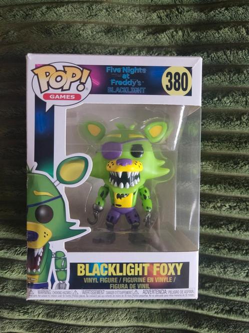 Zeldzame Funko Pop 380 Blacklight Foxy Five Nights at Freddy, Verzamelen, Poppetjes en Figuurtjes, Nieuw, Ophalen of Verzenden