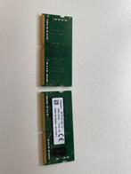 8GB (2x4GB) DDR 4 Kingston 2666V, Computers en Software, RAM geheugen, Laptop, Zo goed als nieuw, DDR4, Ophalen