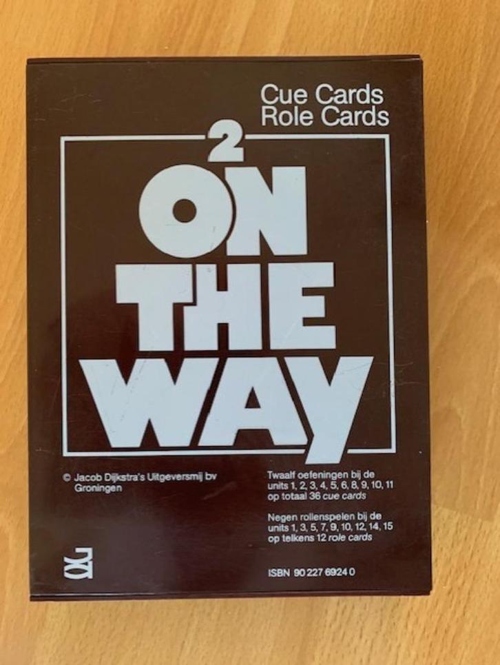 On the way 2 - Cue Cards - Role Cards  z.g.a.n., Boeken, Taal | Engels, Zo goed als nieuw, Ophalen of Verzenden