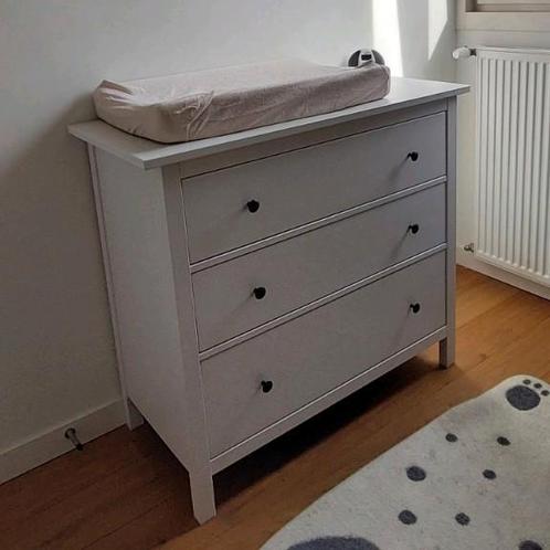 HEMNES ladekast 3 lades, wit 108x96 cm, Kinderen en Baby's, Kinderkamer | Complete kinderkamers, Zo goed als nieuw, Jongetje of Meisje