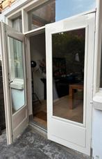 Glazen Buitendeuren/Pui - Dubbele openslaande Deuren, Doe-het-zelf en Verbouw, Ophalen, 120 cm of meer, Schuifdeur, 200 tot 215 cm