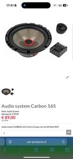 Auto speakers carbon 165 nieuw, Auto diversen, Autospeakers, Ophalen of Verzenden, Zo goed als nieuw