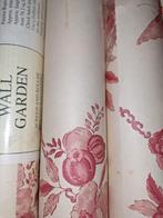 Vintage Engels behang - Wall Garden Zoffany, Huis en Inrichting, Stoffering | Behang, Ophalen, 10 tot 25 m², Rood, Vintage