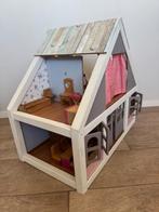 Leuk Houten poppenhuis, Ophalen, Gebruikt, Poppenhuis