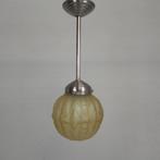 Art Deco hanglamp met glazen bol, jaren 30, Antiek en Kunst, Ophalen of Verzenden