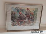 18 oude prenten, Minder dan 50 cm, Gebruikt, Ophalen of Verzenden, Schilderij