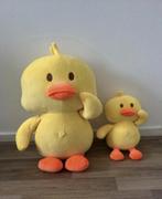 Schattige Gele Eend Knuffels - Set van 2, Ophalen of Verzenden, Zo goed als nieuw, Eend