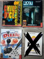 Nieuwe spellen: Chill Dice, EXIT, Dizzle, Prijs per stuk, Een of twee spelers, Ophalen of Verzenden, Nieuw, Reisspel