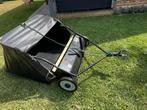 Bladveger / veegmachine voor achter zitmaaier, Ophalen, Gebruikt, Top Garden