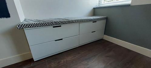 Twee losse ladenkasten wit voor speelgoed, Huis en Inrichting, Kasten | Ladekasten, Gebruikt, Minder dan 100 cm, 50 tot 100 cm