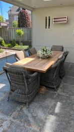 Tafel Platinum 240x100, 6 stoelen 4 season outdoor., Ophalen, Gebruikt