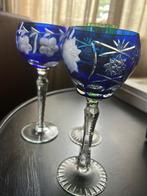 Nachtmann kobalt kristal wijnglas, Ophalen of Verzenden