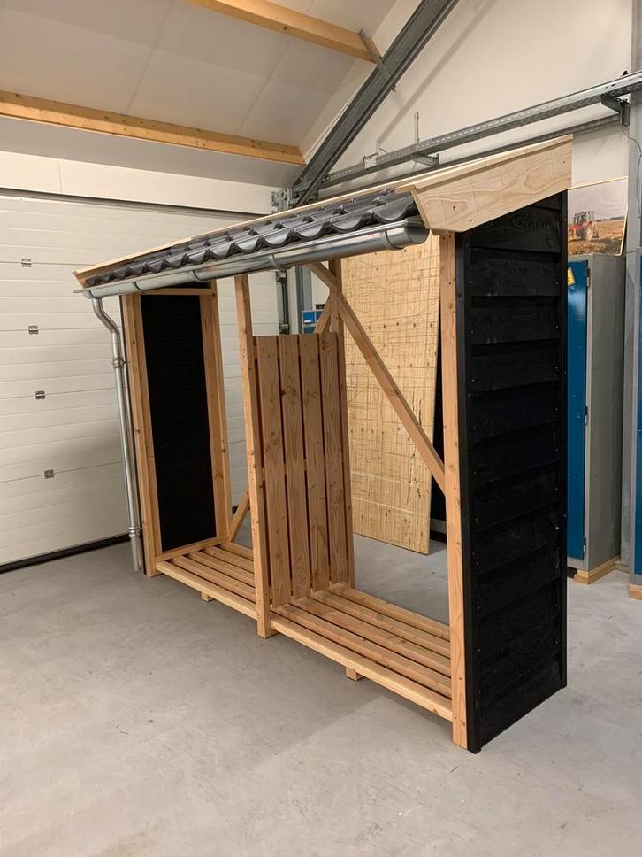Houtberging op maat gemaakt., Tuin en Terras, Haardhout, Ophalen of Verzenden