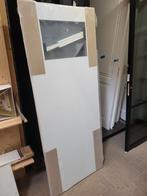 Opdek deur met bovenlicht massief in ral9010 afgelakt, Ophalen, 80 tot 100 cm, ., Binnendeur