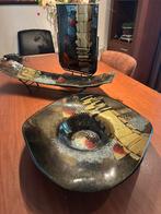 Schalen, Huis en Inrichting, Woonaccessoires | Schalen en Manden, Ophalen of Verzenden, Zo goed als nieuw, Rond, Glas