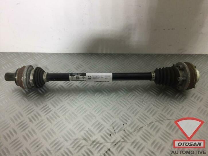 vw tiguan 5na 2018 aandrijfas links achter 3q0501203b, Auto-onderdelen, Remmen en Aandrijving, Volkswagen, Gebruikt, Ophalen of Verzenden