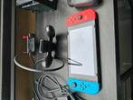 Nintendo Switch + accessoires, Spelcomputers en Games, Verzenden, Zo goed als nieuw, Met 1 controller, Switch Original