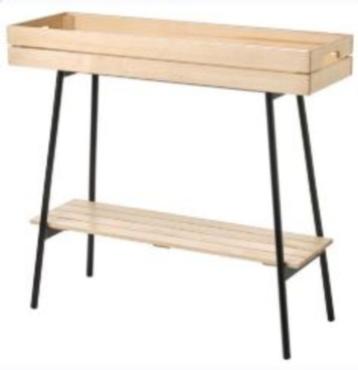 IKEA VANILJSTÅNG Plant stand, pine/black, 67 cm - The Hague beschikbaar voor biedingen