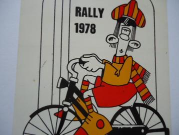 sticker oud Peter de Smet strip pep rally 1978 putter putten beschikbaar voor biedingen