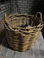 Wilgentenen mand, Huis en Inrichting, Woonaccessoires | Schalen en Manden, Ophalen, Gebruikt, Mand, Rond
