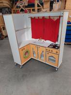 De Esdoorn verrijdbare hoek speelkeuken, Ophalen of Verzenden, Zo goed als nieuw, Hout, Speelkeuken