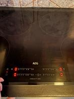 AEG inductie kookplaat 4 pits, Witgoed en Apparatuur, Kookplaten, Ophalen, Gebruikt, 4 kookzones, Inbouw