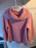 Warme leuke trui mt 40, roze met witte accenten, Kleding | Dames, Truien en Vesten, Ophalen of Verzenden, Zo goed als nieuw, Maat 38/40 (M)