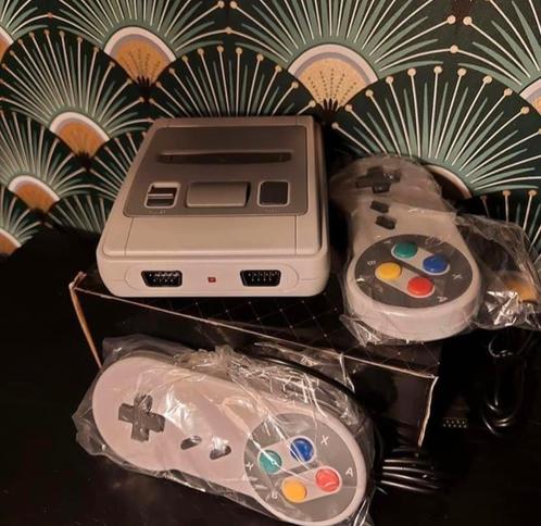 SNES Retro Tv spelcomputer 620 games + dubbele controller, Spelcomputers en Games, Spelcomputers | Overige, Nieuw, Ophalen of Verzenden