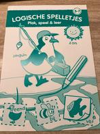 Logische Spelletjes - Plak, Speel & Leer!, Ophalen of Verzenden, Nieuw, Taal en Lezen