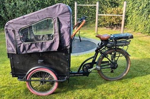 Elektrische Troy Bakfiets - Goede Staat, Fietsen en Brommers, Fietsen | Bakfietsen, Gebruikt, Overige merken, 2 kinderen, Elektrisch