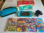 Nintendo switch lite, Spelcomputers en Games, Spelcomputers | Nintendo Switch Lite, Ophalen of Verzenden, Turquoise, Zo goed als nieuw