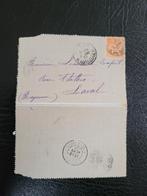 Oude Brief met Postzegel - Frankrijk, Verzamelen, Ophalen of Verzenden, Gebruikt, Kaart of Prent, Overige religies