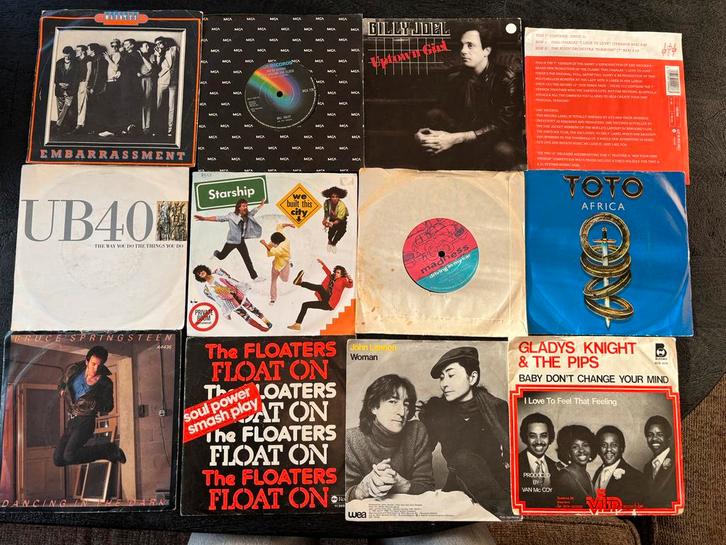 35 singles Pop/Rock/Disco, Cd's en Dvd's, Vinyl Singles, Zo goed als nieuw, Pop, Overige formaten, Ophalen of Verzenden
