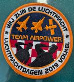 Patch luchtmachtdagen Volkel 2019, Ophalen of Verzenden, Zo goed als nieuw, Embleem, Speld of Insigne