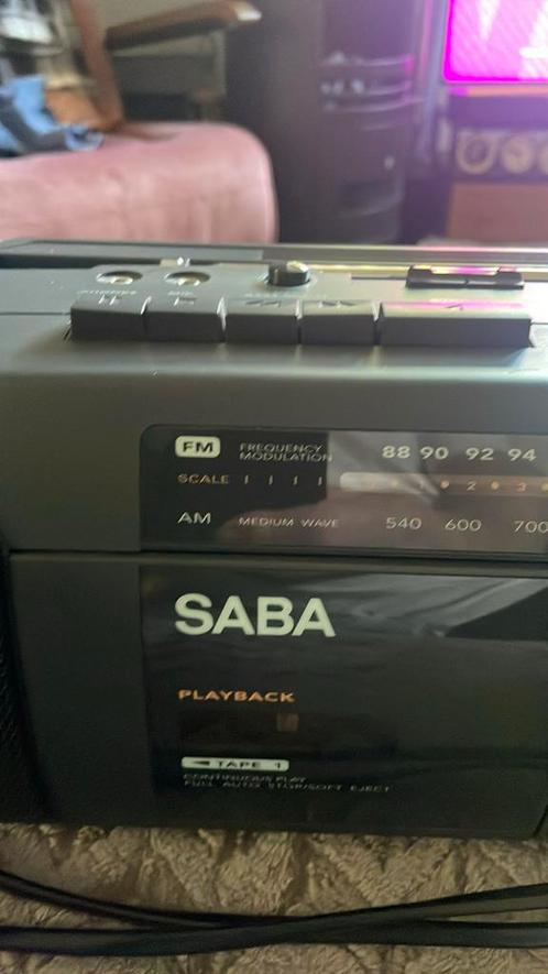 Saba Radio/Cassette speler, Audio, Tv en Foto, Radio's, Gebruikt, Radio, Ophalen of Verzenden