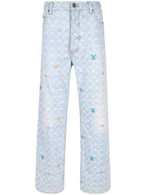 Nieuw! Dames en Heren LV Broek (Louis Vuitton) Op Voorraad, Kleding | Dames, Broeken en Pantalons, Zo goed als nieuw, Zwart, Verzenden