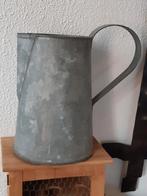 Zinken (water)kan ,landelijk ,stoer brocante zink, Ophalen of Verzenden